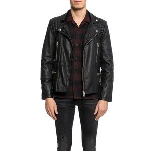 All Saints ‘Catch’ leather biker jacket
